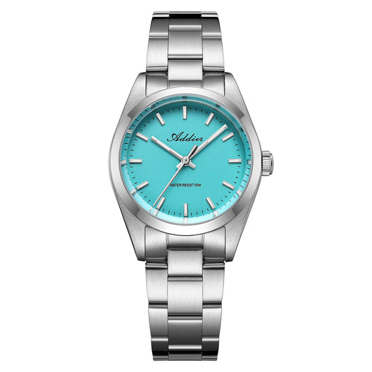 Orologio da donna di lusso Addies, al quarzo, in acciaio inossidabile, 31 mm – AW25903 Blu