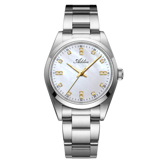 Orologio da donna di lusso Addies al quarzo in acciaio inox, 31 mm (AW25909)