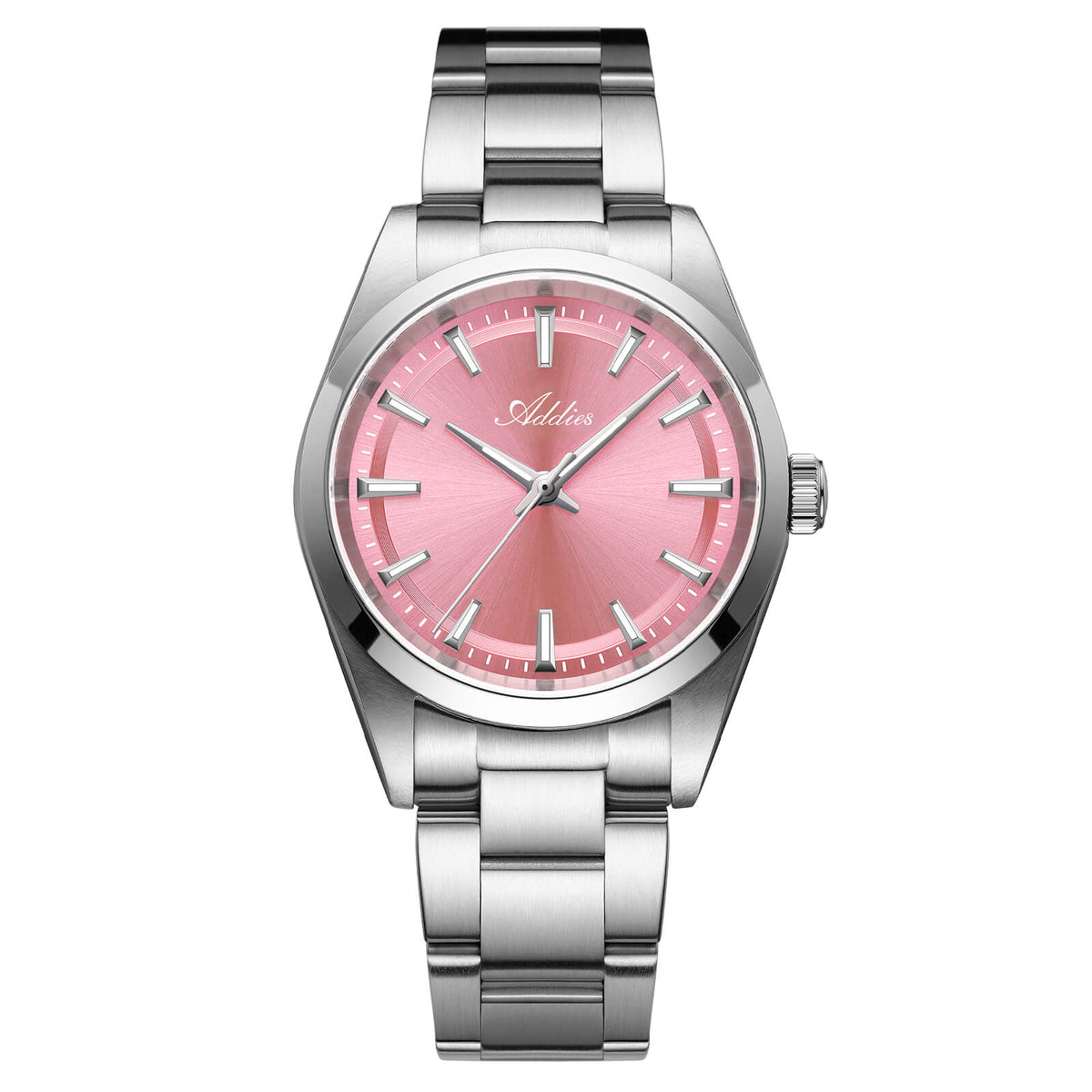 Addiesdive AW25908 Orologio da Donna al Quarzo 31mm con Quadrante Sunburst e Vetro Zaffiro Pink