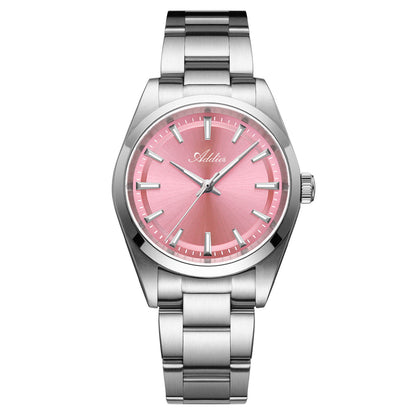 Addiesdive AW25908 Orologio da Donna al Quarzo 31mm con Quadrante Sunburst e Vetro Zaffiro Pink