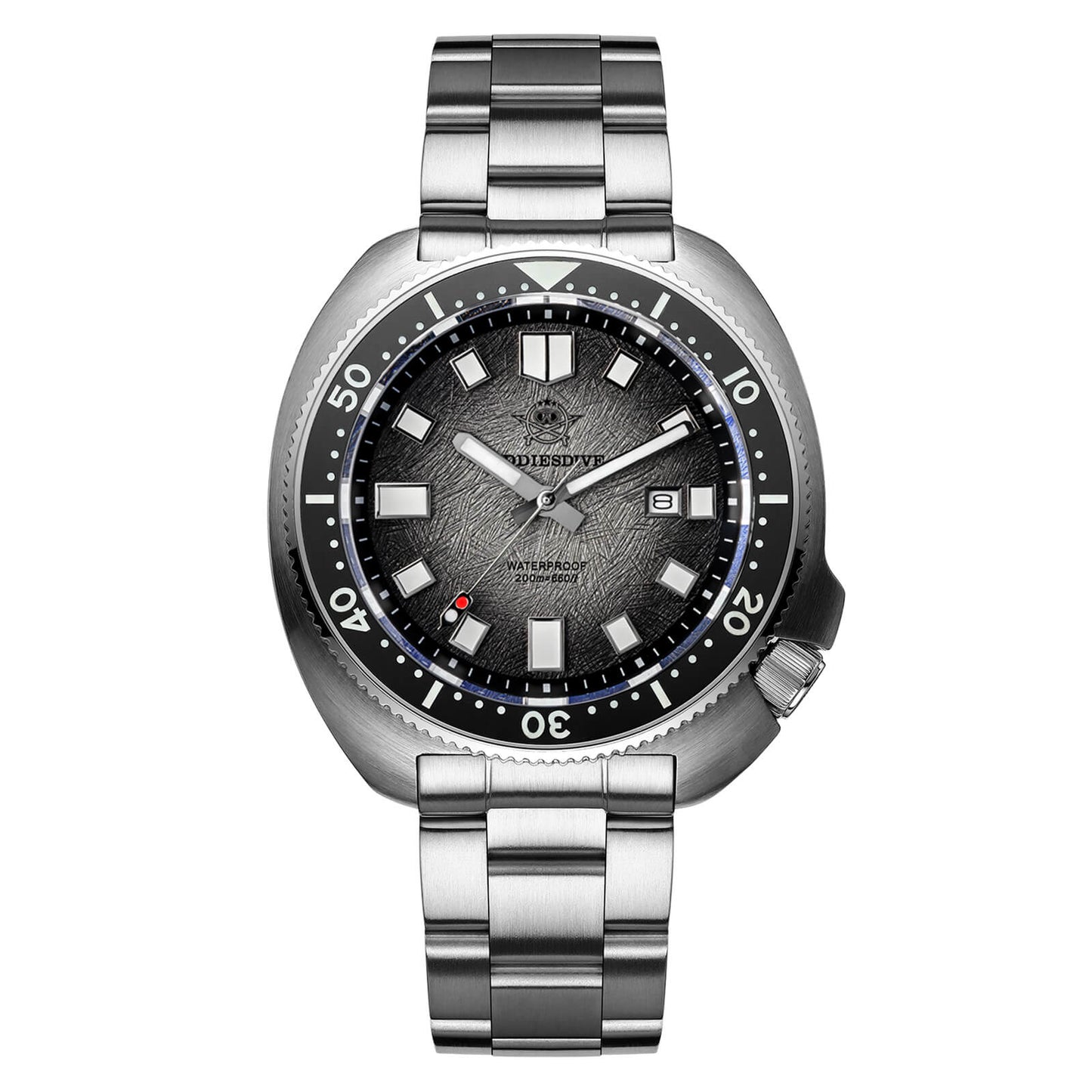 ★Saldi Anniversario★Addiesdive Turtle Orologio subacqueo al quarzo da uomo con cristallo di zaffiro AD2511 Grigio