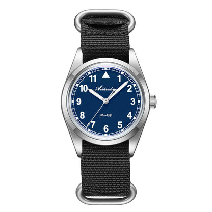 ADDIESDIVE 37mm VH31 Retro Pilot Field Watch AD2079 Quadrante C