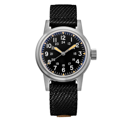 ★Speciale Capodanno★ADDIESDIVE Orologio Meccanico Vintage 36mm AD2088 nero