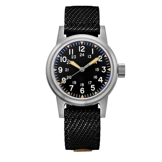 ★Speciale Capodanno★ADDIESDIVE Orologio Meccanico Vintage 36mm AD2088 nero
