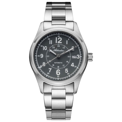 ADDIESDIVE Orologio automatico in cristallo di zaffiro da 39 mm Orologio da campo AD2074 verde