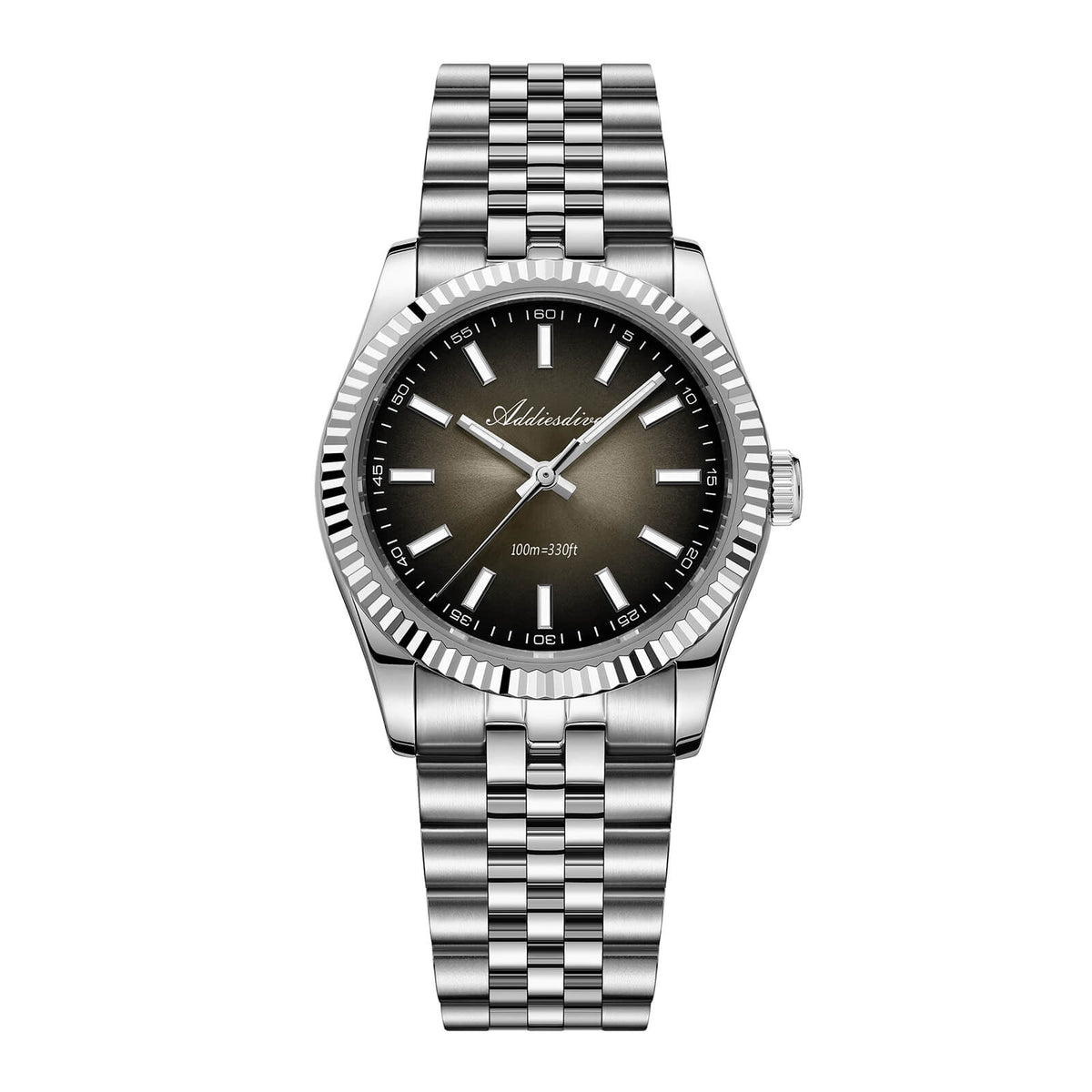 ★Saldi Anniversario★ADDIESDIVE 36mm DJ Homage Orologio da uomo AD2073 nero rosso verde
