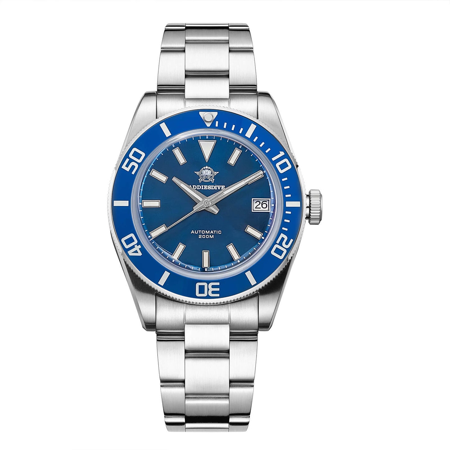 Addiesdive Orologio da Uomo Retro Sub 39mm NH35 AD2084 Blu