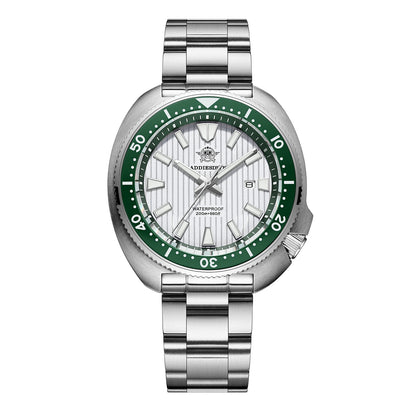 ★Offerta speciale★ Orologio subacqueo al quarzo da uomo Addiesdive Turtle 41 mm AD2507 Verde