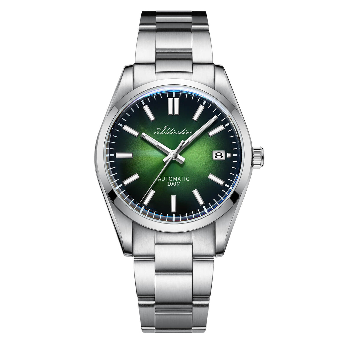★Speciale Capodanno★ADDIESDIVE Orologio da uomo dal design originale AD2071 Gradient green