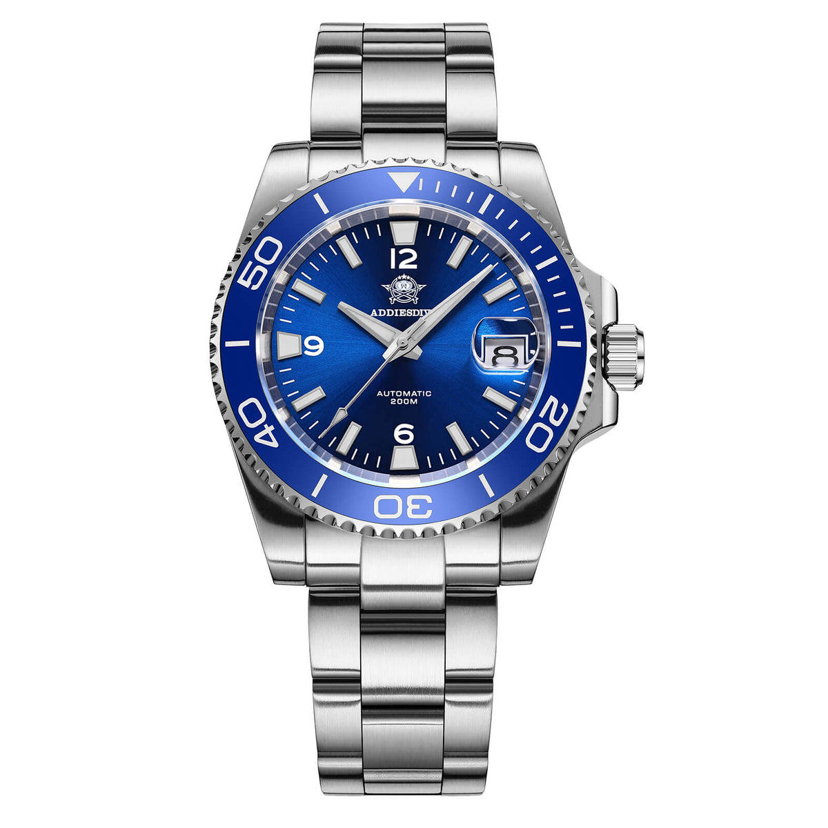 ADDIESDIVE Orologio Subacqueo Retro NH35 Sub AD2085 blu