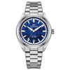 AddiesKIN 40mm Orologio Automatico di Lusso con Quadrante in Titanio Cristallizzato e Movimento Miyota 9015 (Modello K006) Blu scuro