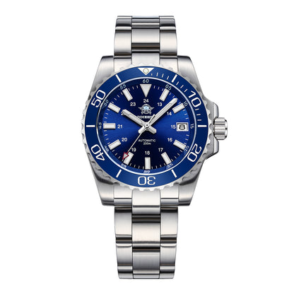 ★Saldi Anniversario★Orologio subacqueo automatico da uomo ADDIESDIVE con vetro zaffiro sintetico AD2504 Blu