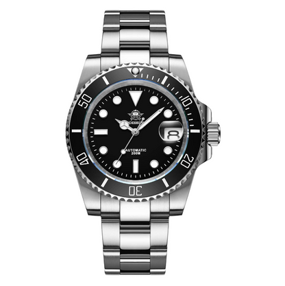 ADDIESDIVE Orologio subacqueo automatico da uomo, subacqueo 200 m, NH35A/8215 (H3AC) nero