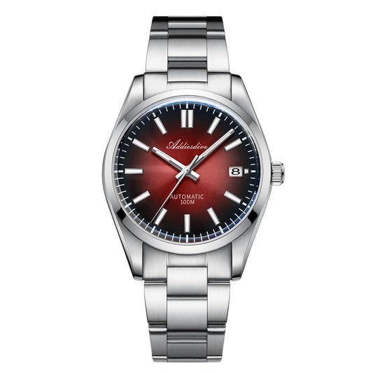★Speciale Capodanno★ADDIESDIVE Orologio da uomo dal design originale AD2071 Gradient red