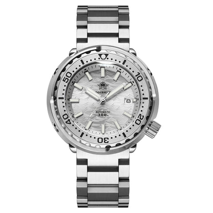 ★Speciale Capodanno★ Orologio automatico Addiesdive con cinturino in acciaio inossidabile, AD2098 Bianco