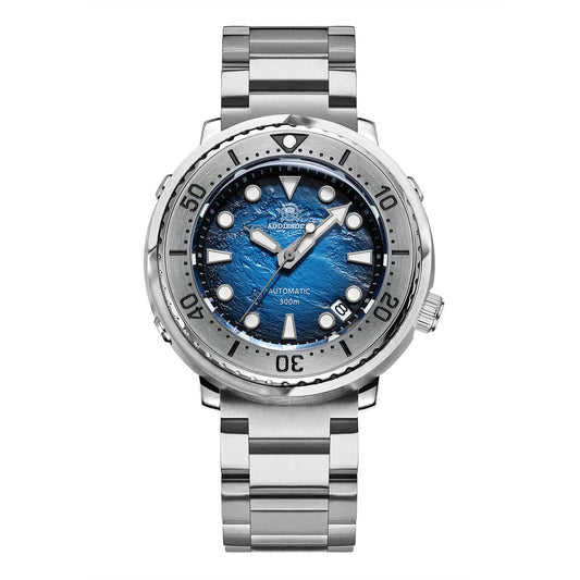 ADDIESDIVE® Orologio Subacqueo Automatico Tuna 300M AD2049 Cinturino in acciaio