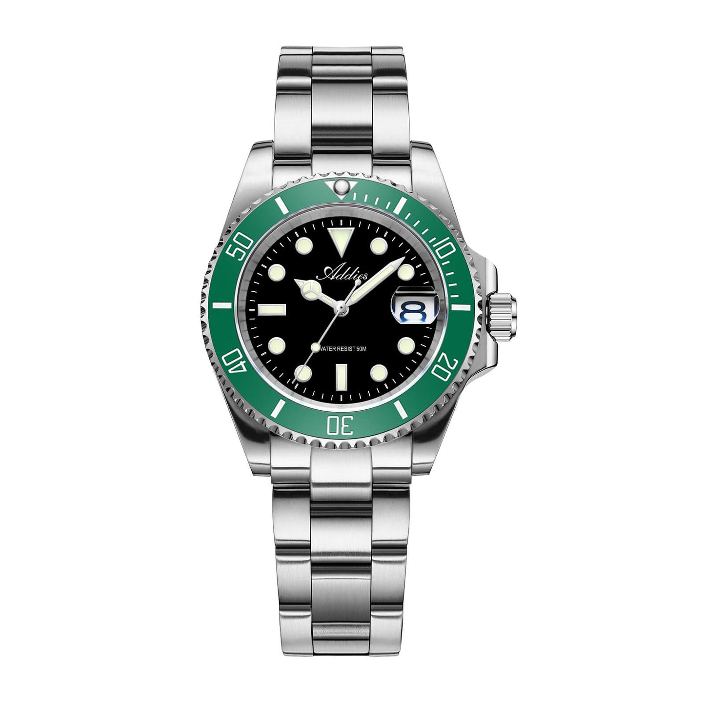 Addies Orologio al quarzo Luxury in acciaio inossidabile AW25902 Verde