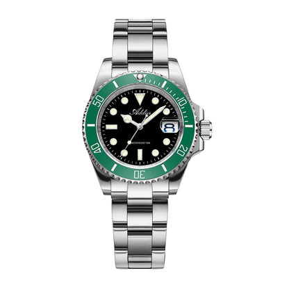 Addies Orologio al quarzo Luxury in acciaio inossidabile AW25902 Verde