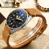 ★Magazzino Italia★ADDIESDIVE® Orologio subacqueo automatico in pelle AD2101