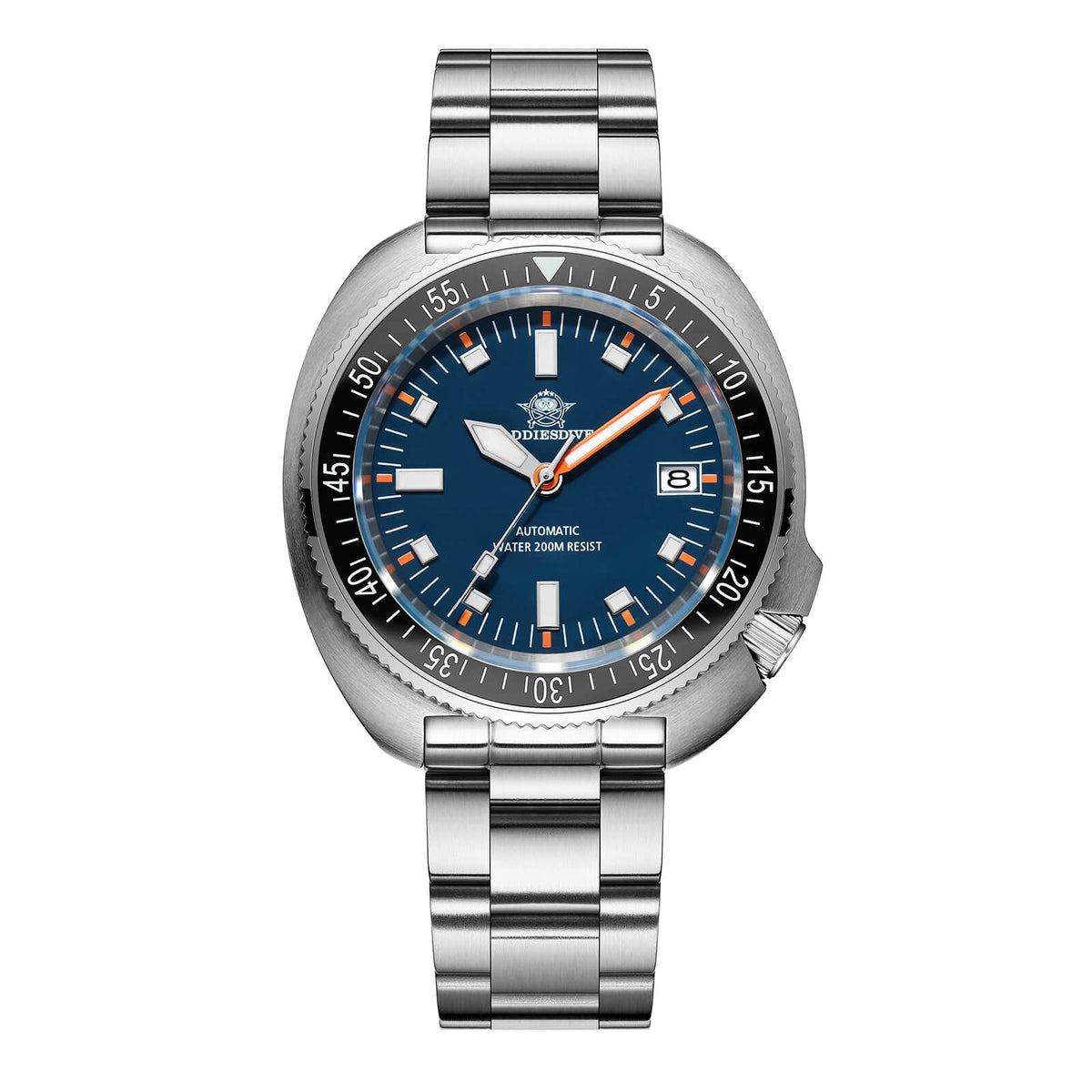 ★Saldi Anniversario★ADDIESDIVE Orologio Subacqueo Retro Captain Willard AD2081 blu