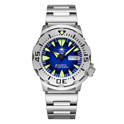 🔥SALDI D'AUTUNNO 🔥 Orologi automatici da sub ADDIESDIVE® Monster da uomo (AD2103) Blue