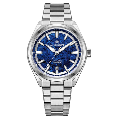🔥SALDI D'AUTUNNO 🔥AddiesKIN Orologio Automatico di Lusso K006 – 40mm, Quadrante in Titanio Cristallizzato, Movimento Miyota 9015 Blu scuro