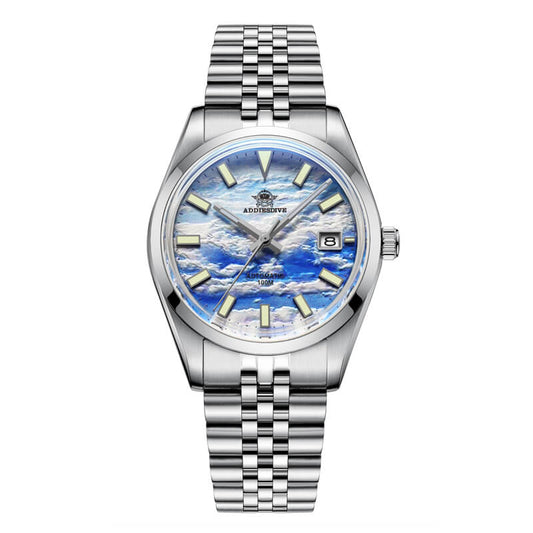 Addiesdive 39mm Orologio Automatico con Quadrante 3D Sea of Clouds AD2041