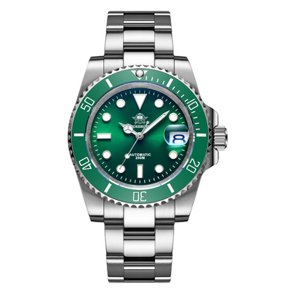 ADDIESDIVE Orologio subacqueo automatico da uomo, subacqueo 200 m, NH35A/8215 (H3AC) verde