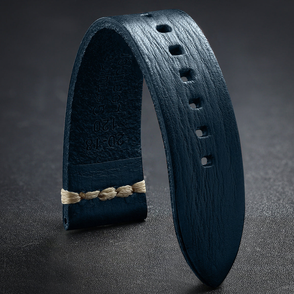 Cinturino in Pelle per Orologio ADDIESDIVE, Scegli Colore e Larghezza 20mm 22mm
