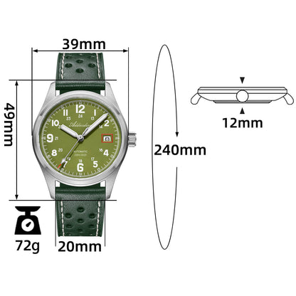 🔥SALDI D'AUTUNNO 🔥ADDIESDIVE 39mm Orologio Explore NH35 Automatico AD2070