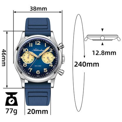 ★Speciali settimanali★Orologio cronografo ADDIESDIVE 38mm VK64 AD2516