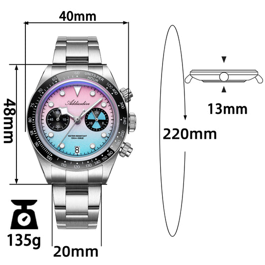Orologio al quarzo di lusso da donna Addies da 40 mm AD2559