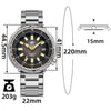 ★Nuovo arrivo★ADDIESDIVE Orologio subacqueo automatico Tuna AD2090