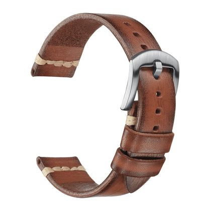 Cinturino in Pelle per Orologio ADDIESDIVE, Scegli Colore e Larghezza 20mm 22mm colore arancione