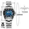 ADDIESDIVE Orologio Subacqueo in Acciaio inossidabile AD2078