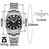 ADDIESDIVE  39mm Orologio Automatico NH35 con Quadrante 3D Bark Texture da AD2075