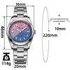 🔥Nuovo arrivo🔥 Orologio al quarzo ADDIESDIVE da 36 mm con quadrante a blocchi di colore AD2555 vetro zaffiro