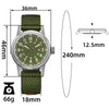ADDIESDIVE Orologio Meccanico Vintage 36mm AD2088