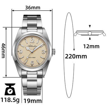 Orologio da campo al quarzo ADDIESDIVE 36mm VH31 AD2518