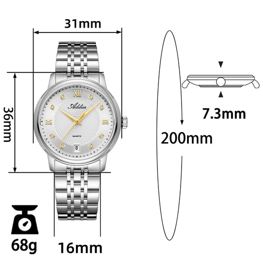 Orologio da donna di lusso al quarzo Addies da 31 mm AW25913