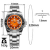 ★Magazzino Italia★Orologio subacqueo al quarzo ADDIESDIVE da 41 mm AD2089