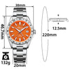 ADDIESDIVE Orologio GMT al quarzo da 38 mm con movimento RONDA 515 (AD2548)