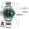 Orologio automatico ADDIESDIVE Sub, movimento Miyota 8215