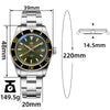 Addiesdive Orologio da Uomo Retro Sub 39mm NH35 AD2084