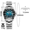 ADDIESDIVE Orologio Subacqueo in Acciaio inossidabile AD2078
