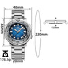 ADDIESDIVE® Orologio Subacqueo Automatico Tuna 300M AD2049