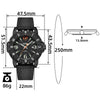 ADDIES Orologio Sportivo al Quarzo MY-057, Impermeabile Fino a 50 m