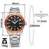 AddiesKIN Orologio da uomo di lusso 40 mm con movimento Miyota 9015 – Modello K009