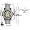 ADDIES Orologio Sportivo al Quarzo MY-057, Impermeabile Fino a 50 m