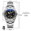 ADDIESDIVE 39mm BB GMT Orologio al quarzo Movimento RONDA515, AD2036